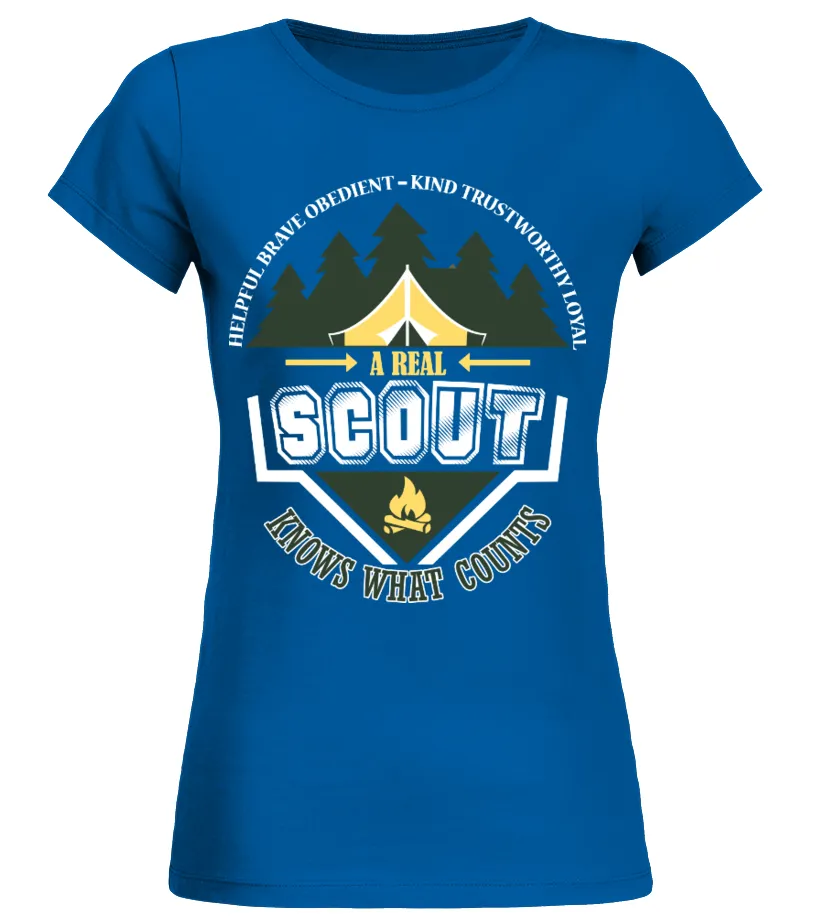 A Real Scout Camiseta cuello redondo Mujer