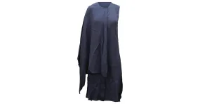 Adam Lippes VESTIDO CAPA EN VISCOSA AZUL MARINO DE ADAM LIPPE 