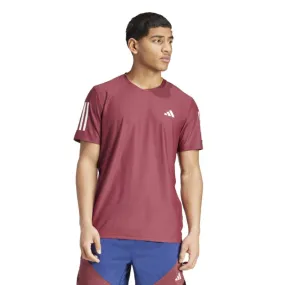 adidas Hombre Camisetas Own The Run T-Shirt Rojo 