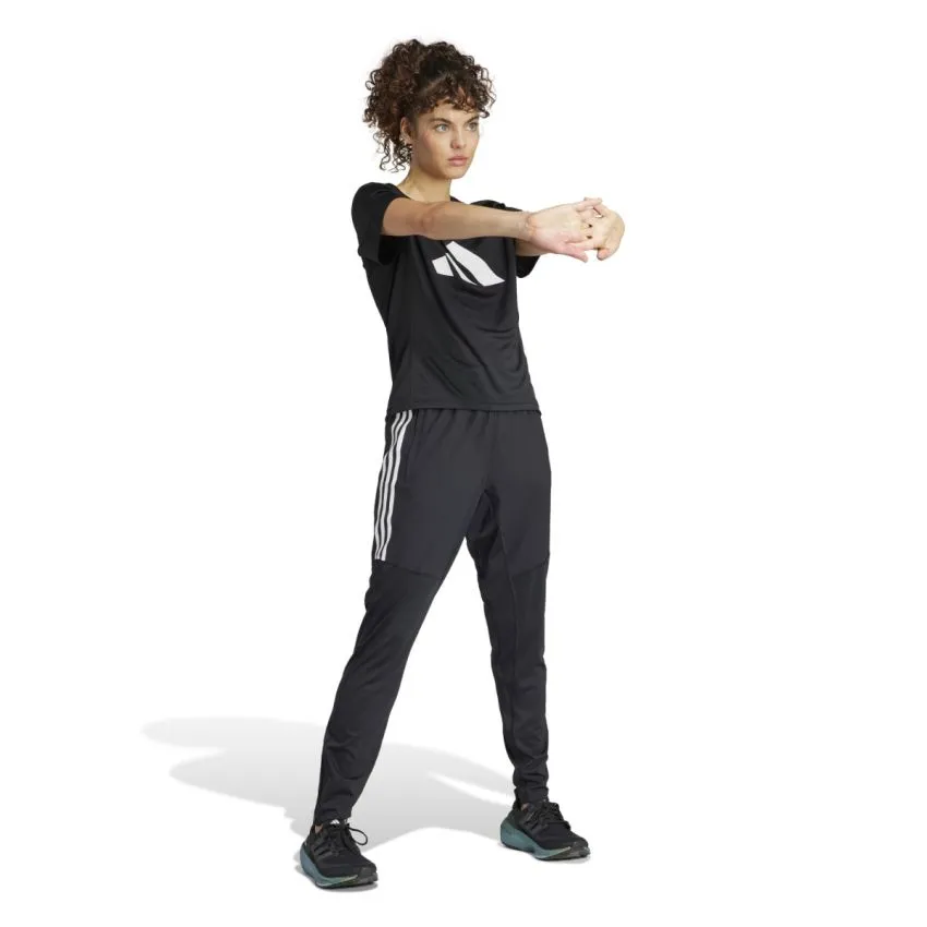 adidas Mujer Pantalones Own The Run 3-Stripes Pants Negro 