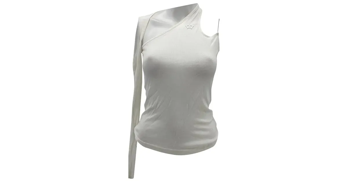 Autre Marque Camiseta DANZ.fr 34 Viscosa Blanco 
