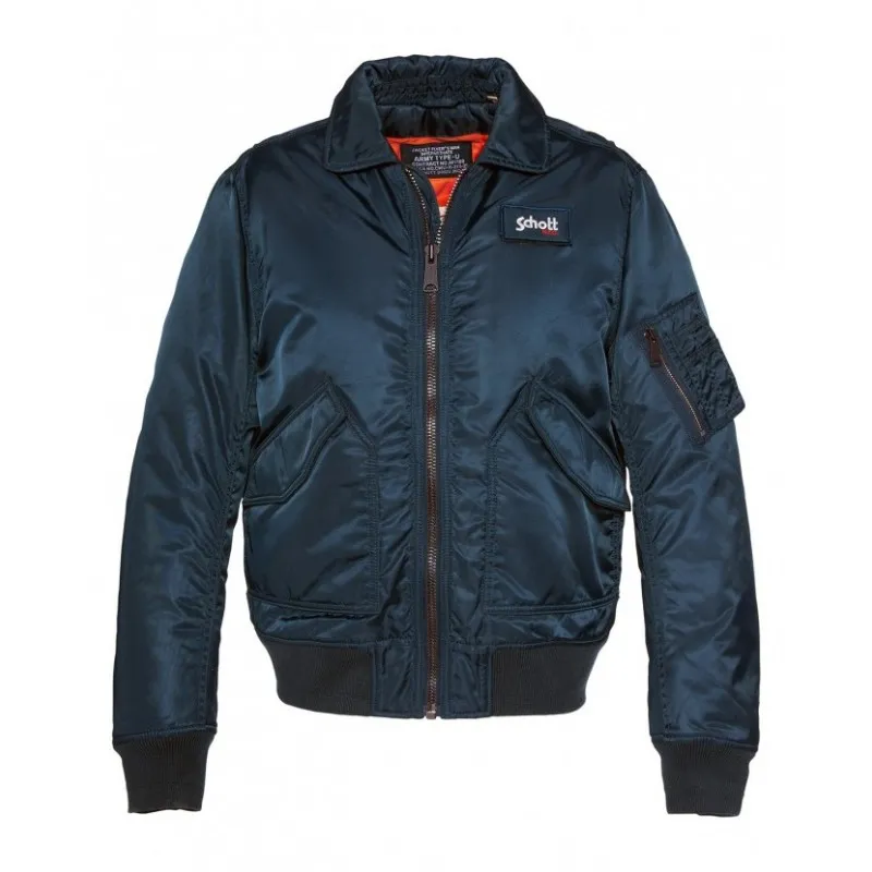 Bomber Schott 210100 azul marino
