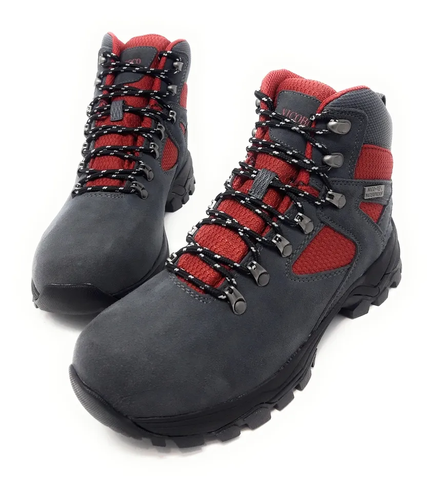 BOTAS NICOBOCO TUKA GRIS-BURDEOS