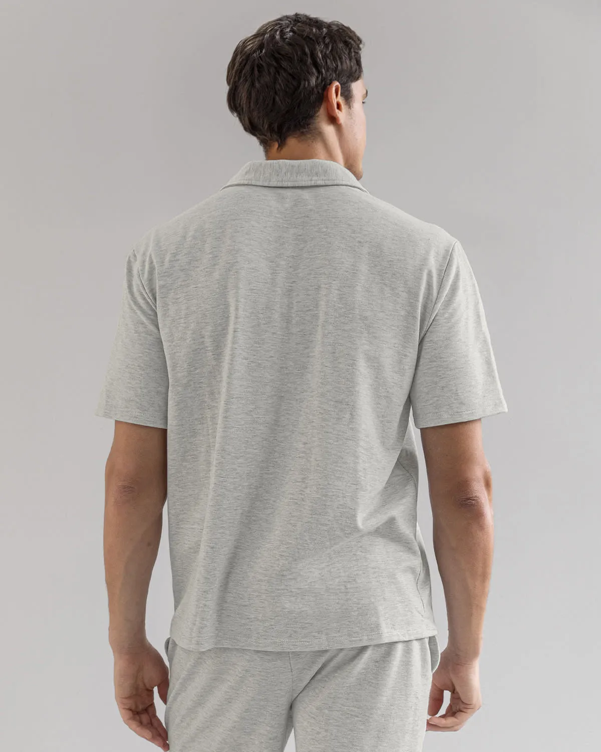 Camisa manga corta con bolsillo en frente