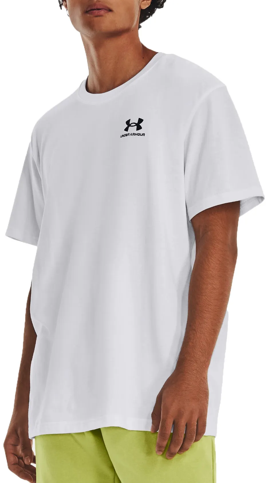 Camiseta Under Armour UA LOGO EMB HEAVYWEIGHT SS-WHT