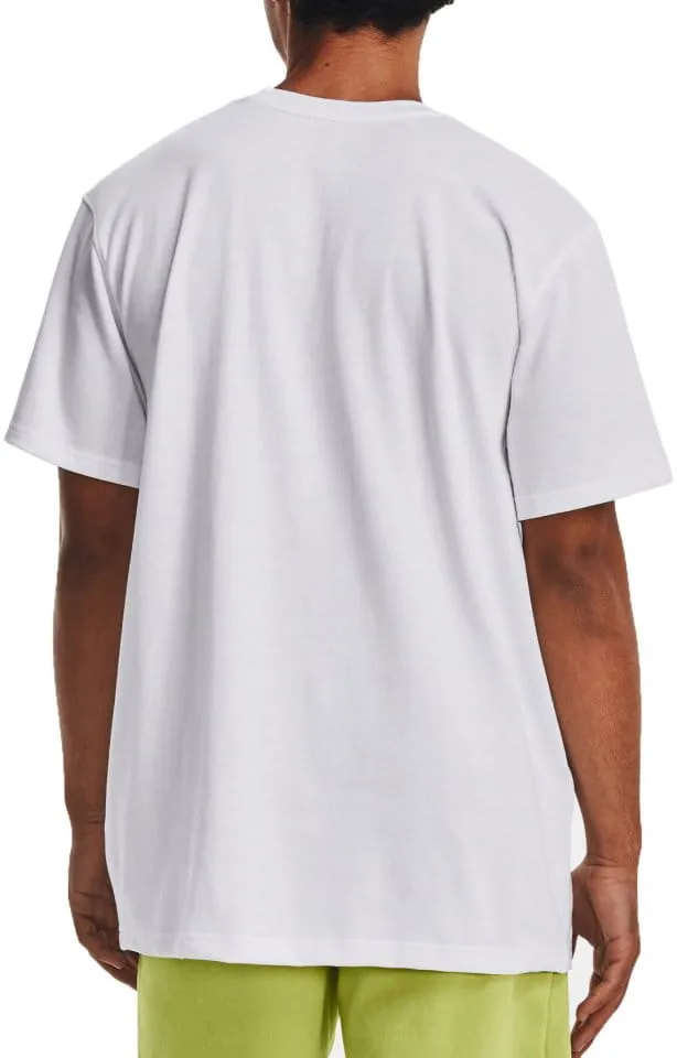 Camiseta Under Armour UA LOGO EMB HEAVYWEIGHT SS-WHT