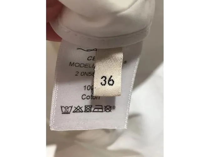 Céline Camiseta CELINE.Algodón S Internacional Blanco 