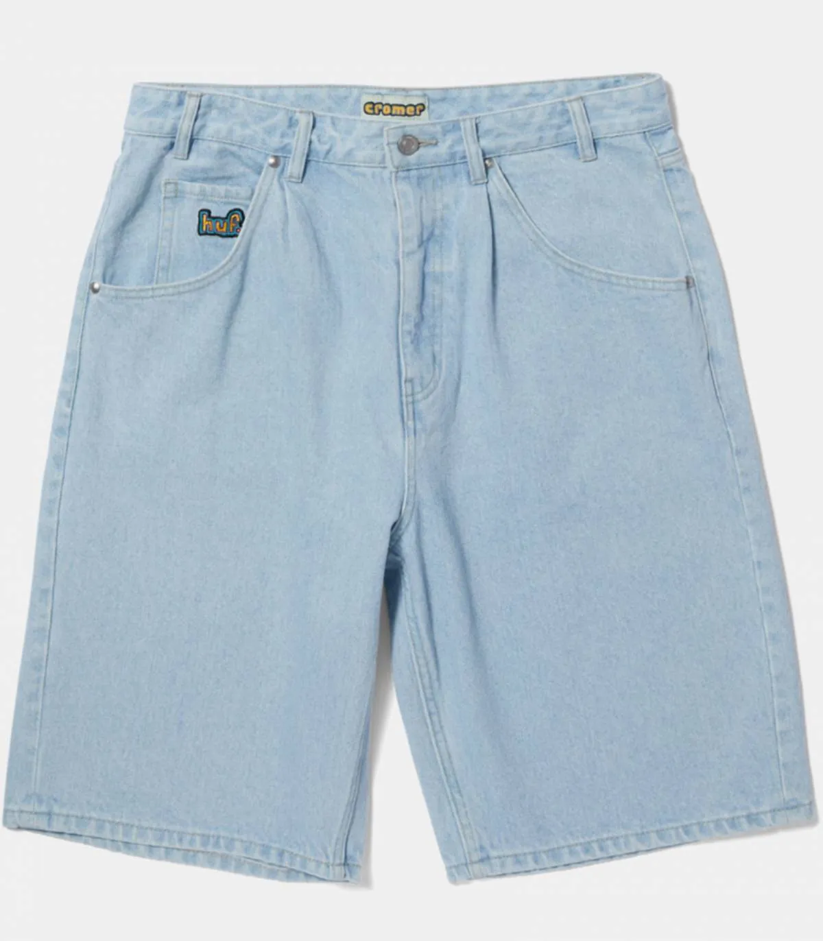 HUF - Pantalones Cortos Para Hombre Vaqueros Claros - Cromer Short