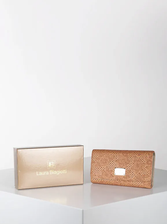 Laura Biagiotti Cartera rectangular con botón