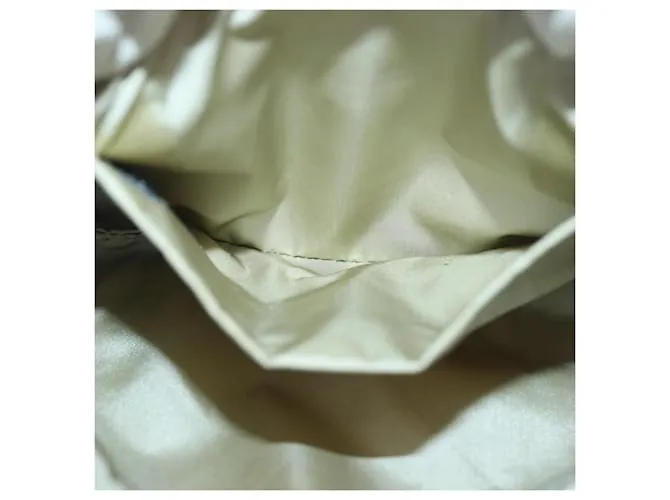 Miu Miu Pouch Cuero Blanco Auth am6654 