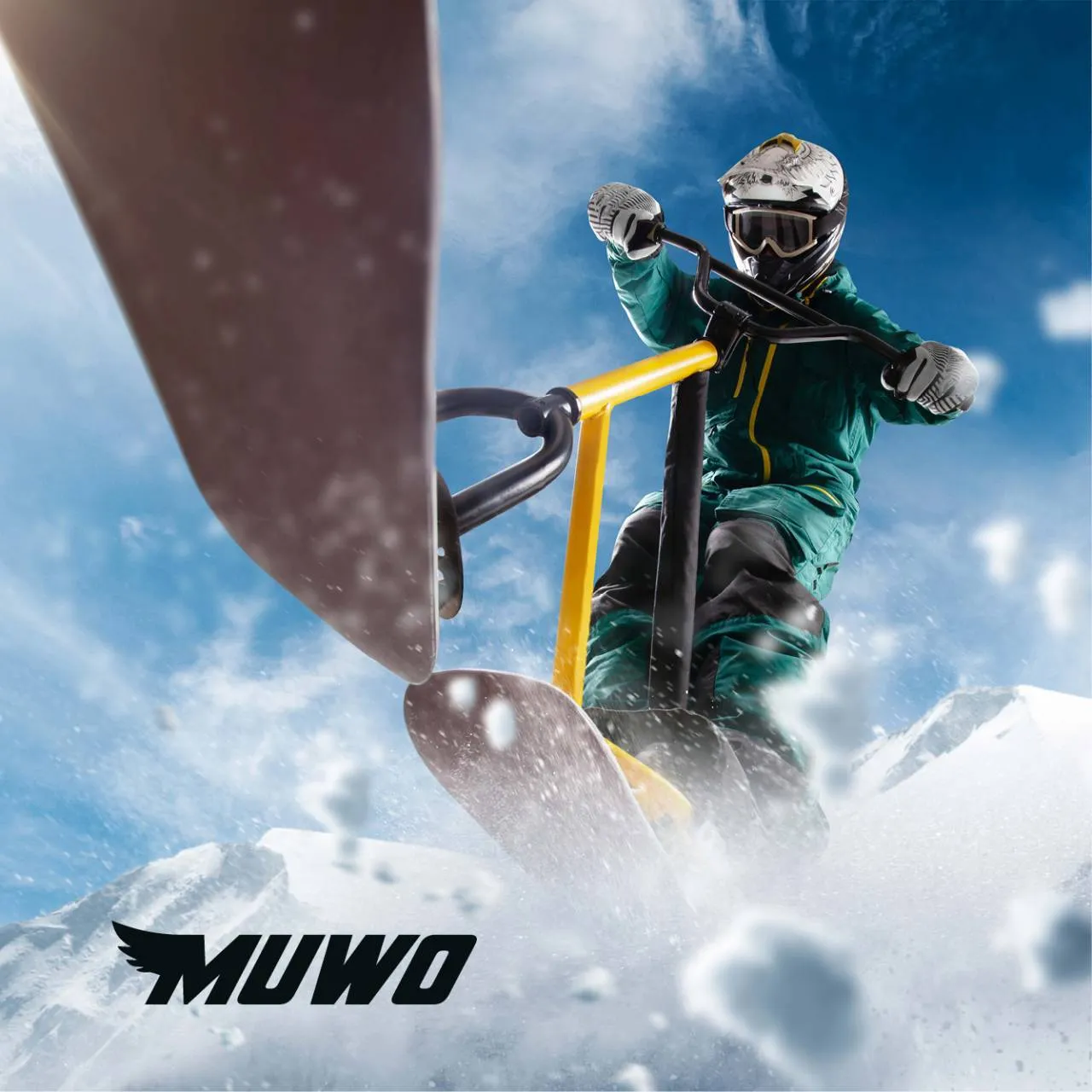 MUWO "Snowslider" Niño Snowbob verde