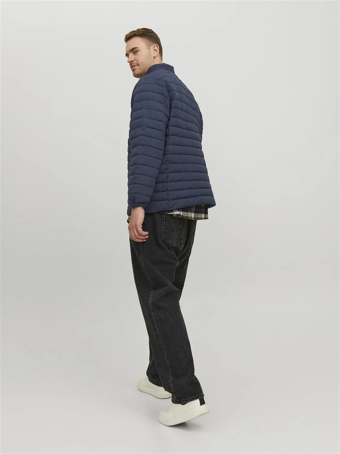 Plus Size Chaqueta corta acolchada | Azul oscuro | Jack & Jones®