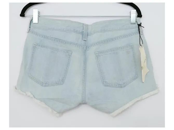 Rag & Bone The Cut Off Short en Ashling Azul 