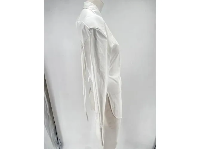 Thierry Mugler Camiseta MUGLER.fr 40 Algodón Blanco 