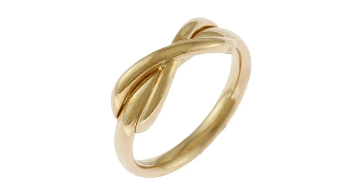 Tiffany & Co Anillo Infinity Tiffany en oro rosa de 18K Dorado 
