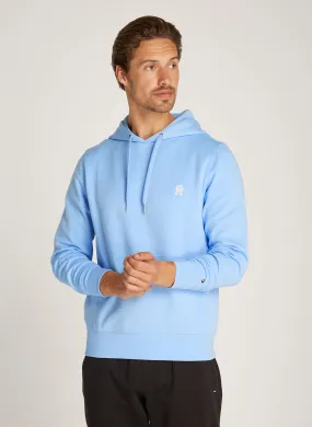TOMMY HILFIGER Sudadera  de manga larga con bolsillo tipo canguro en azul