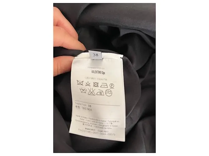 VESTIDO VALENTINO JAGUAR Negro Crudo Blanco roto Caramelo 